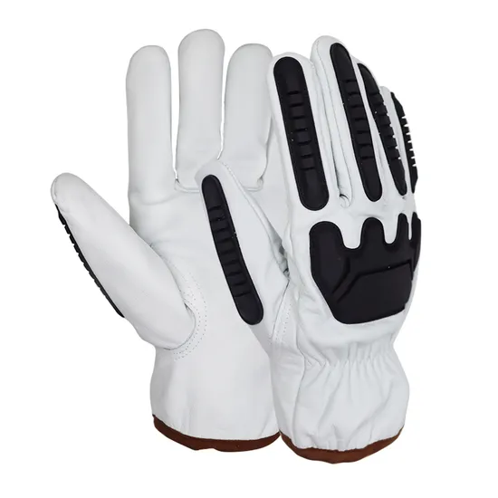 High Impact Anti Cut Waterproof Leather Mechanical Safety Protection TPR Gloves Oilfield