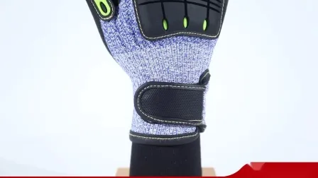 Cut and TPR Impact Resistant Hand Protection Work Safety Gloves