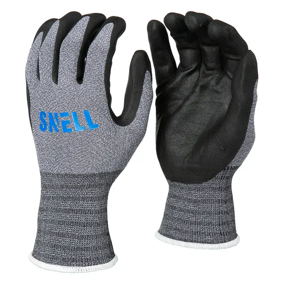 Automotive Assembly Micro Foam Nitrile Coated Safety Work Labor Protective Hand PPE Gloves