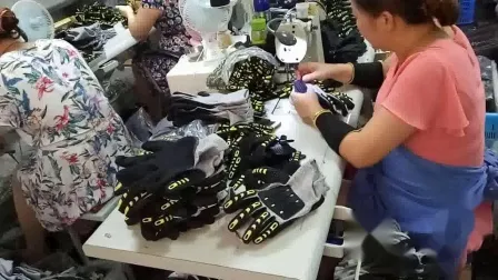Cut and TPR Impact Resistant Hand Protection Work Safety Gloves 
