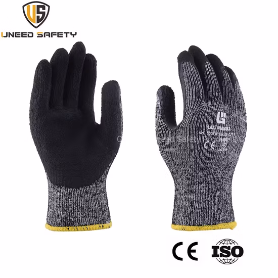 Seamless Anti Cut Proof Ultra Micro Foam Nitrile Coated Safety Gloves with CE