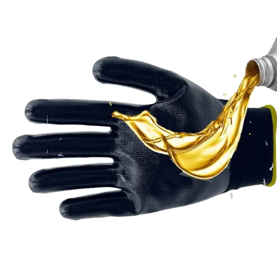 Wholesale High Quality Anti Cut Resistance Level 5 13G Nyloon Liner Nitrile Foam Coated Garden Home Durable Work Safety Gloves 