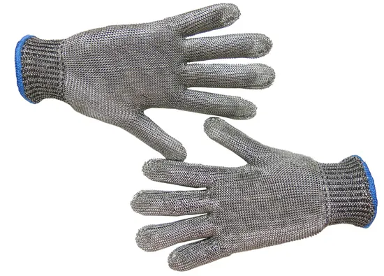 15+ Years Cut Resistant Stainless Steel Metal Mesh Glove Butcher Glove for Meat Cutting Food Processing Knife Sharpening Oyster Shucking Luvas Guantes 
