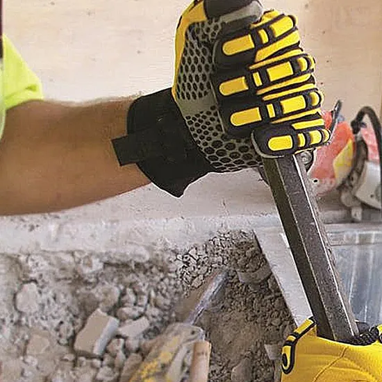 Sandy Nitrile Palm Hand Protection Safety Work Gloves with TPR Protection 