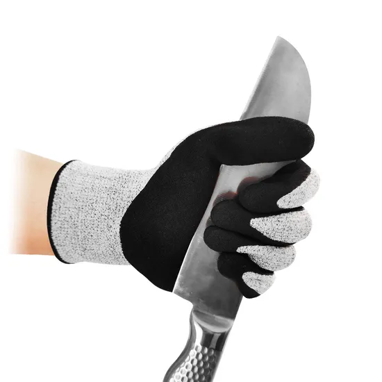 PU Cut Resistant Gloves, Hppe Anti Cut Gloves, Cut Proof Gloves, Cut Glove PU, Work Glove Anti Cut, Safety Work Glove, ESD Glove, Level 5 CE 44c42 